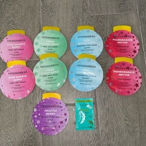 Vitamasques face masks and que Bella mud mask